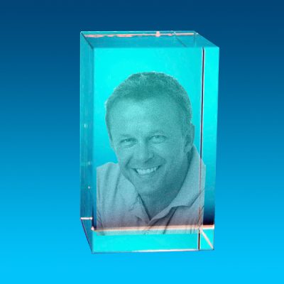 2D Crystal Photo Mega Tower 120 X 60 X 60