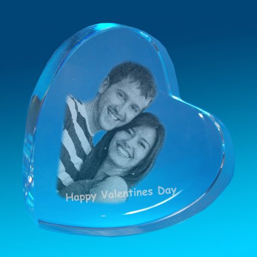 2D Crystal Photo Big Love 100 X 100 X 30