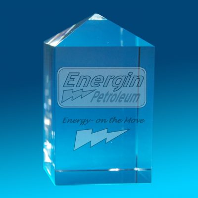 3D Crystal Photo Spire 100 X 60 X 60
