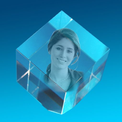 2D Crystal Photo Exhibitor 80 X 80 X 80