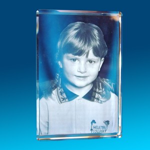 2D Crystal Photo Tower 80 X 50 X 50