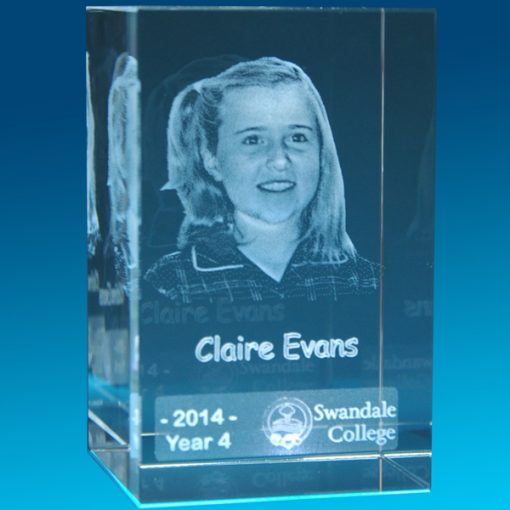 3D Crystal Photo Tower 80 x 50 x 50