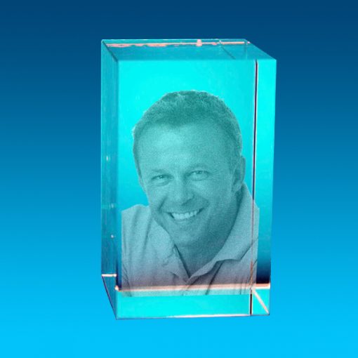 2D Crystal Photo Tower 80 x 50 x 50