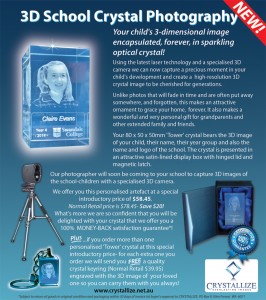 3D School Crystal Photography Promotion
