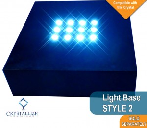 3D Crystal Photo Spire 100 X 60 X 60