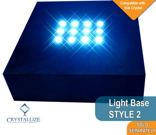 3D Crystal Photo Spire 100 X 60 X 60