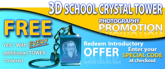 3D School Crysal Tower PROMO OFFER ONLY